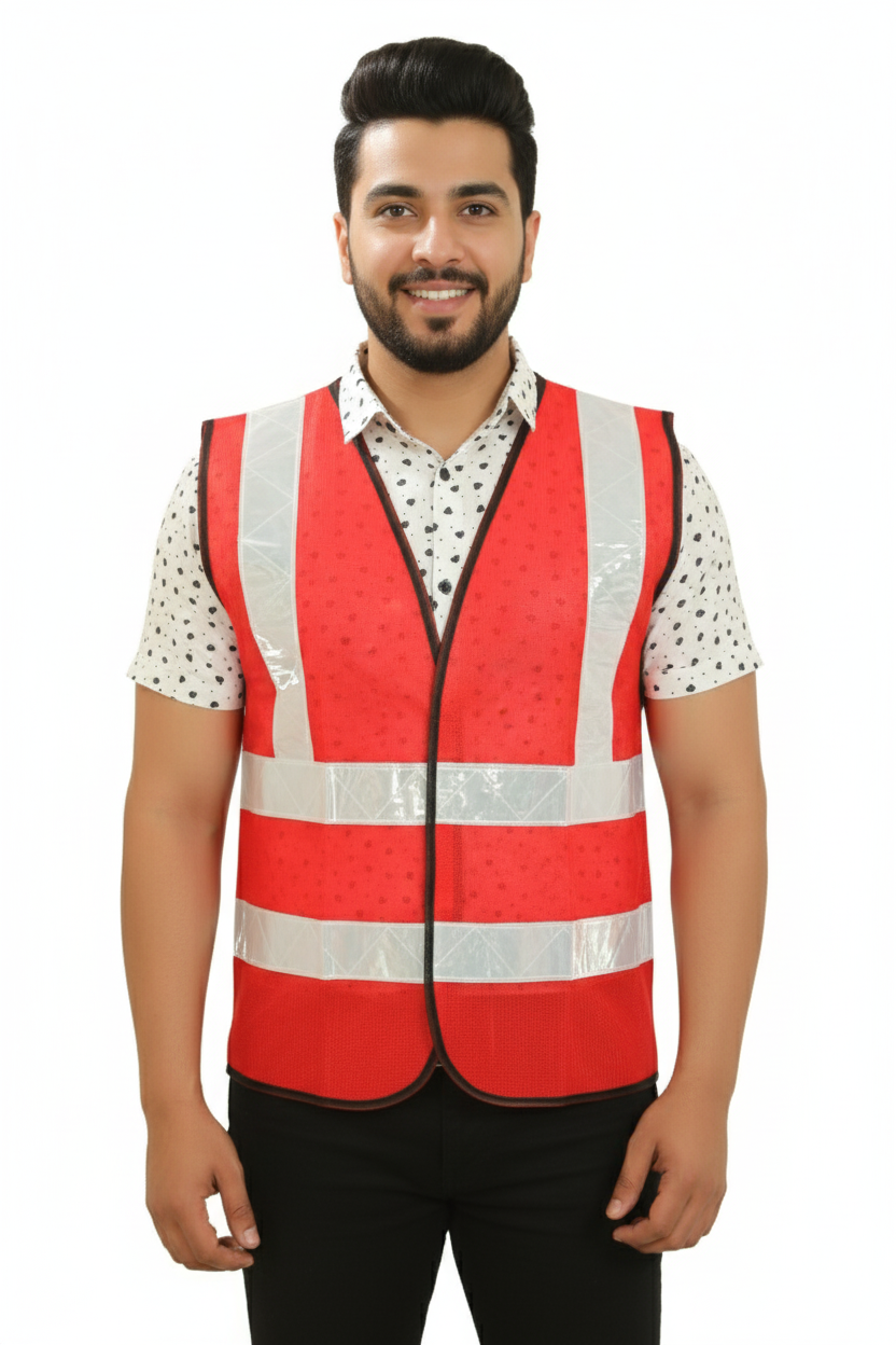 AIRPORT V6 PVC REFLECTIVE SAFETY JACKET