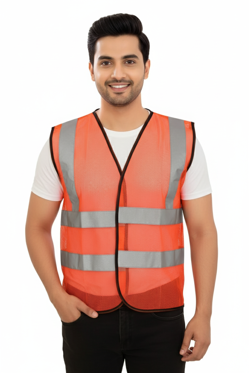 CONSTRUCTION V9 GREY REFLECTIVE SAFETY JACKET