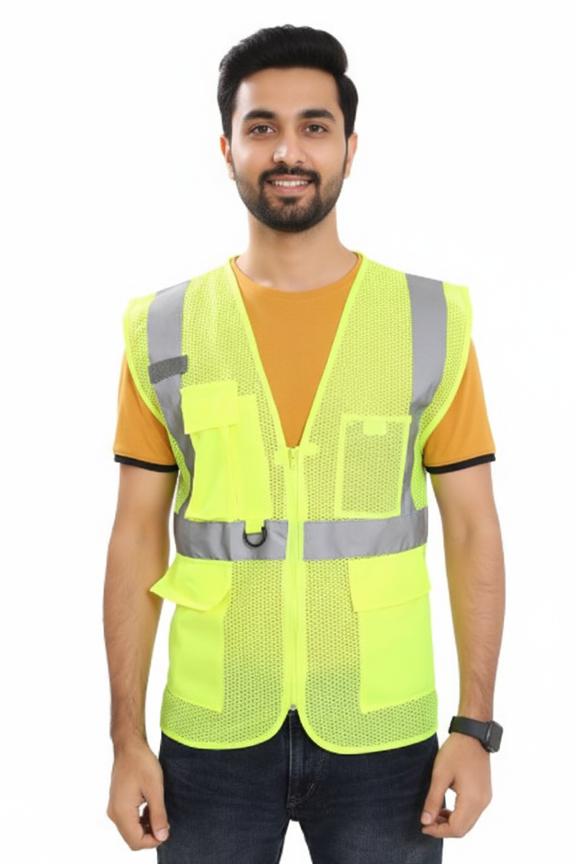 SUPERVISORS BRIGHT REFLECTIVE SAFETY JACKET