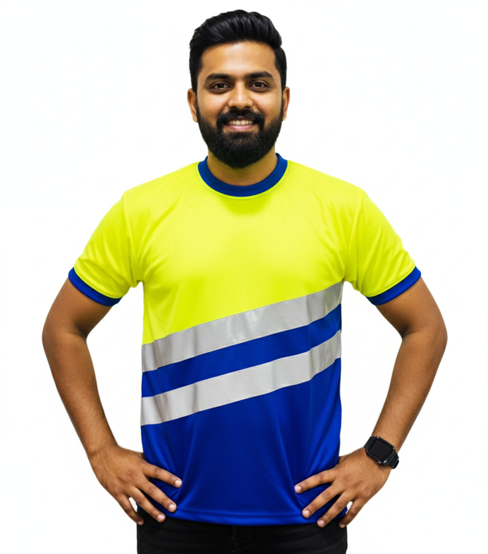 LOGISTIC ROYAL CLASSIC REFLECTIVE ROUND NECK TSHIRT