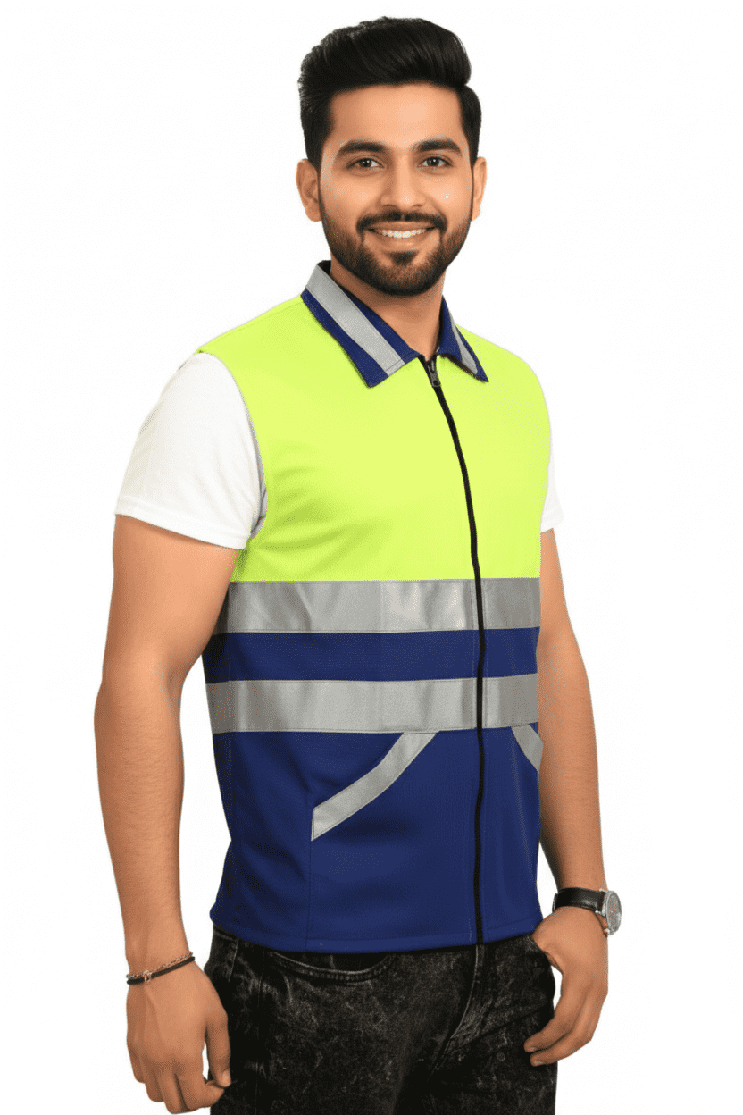 CYCLING AND BIKEING PRO PLUS RB REFLECTIVE SAFETY JACKET