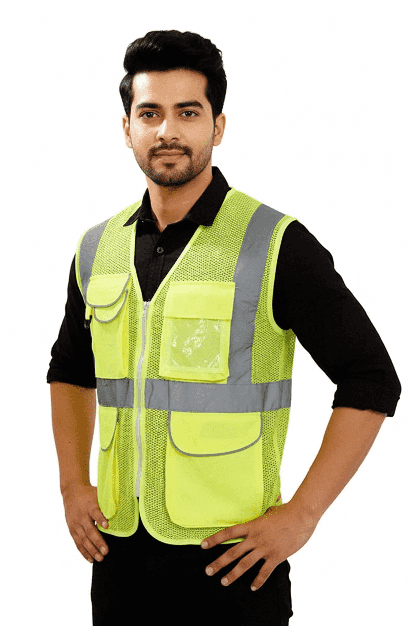 CONSTRUCTION GALAXY REFLECTIVE SAFETY JACKET