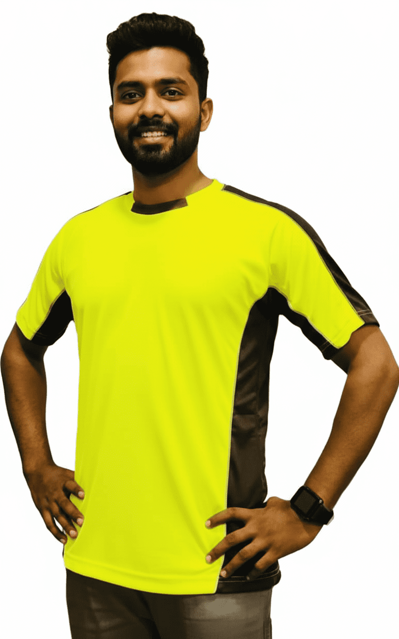 LABOUR VIENNA ROUND NECK REFLECTIVE TSHIRT