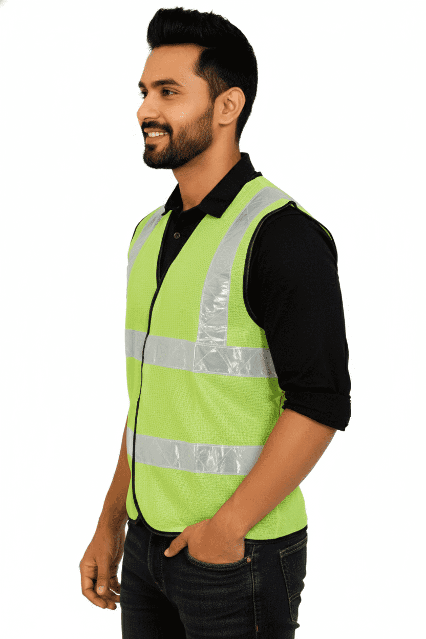 CONSTRUCTION V7 PVC REFLECTIVE SAFETY JACKET