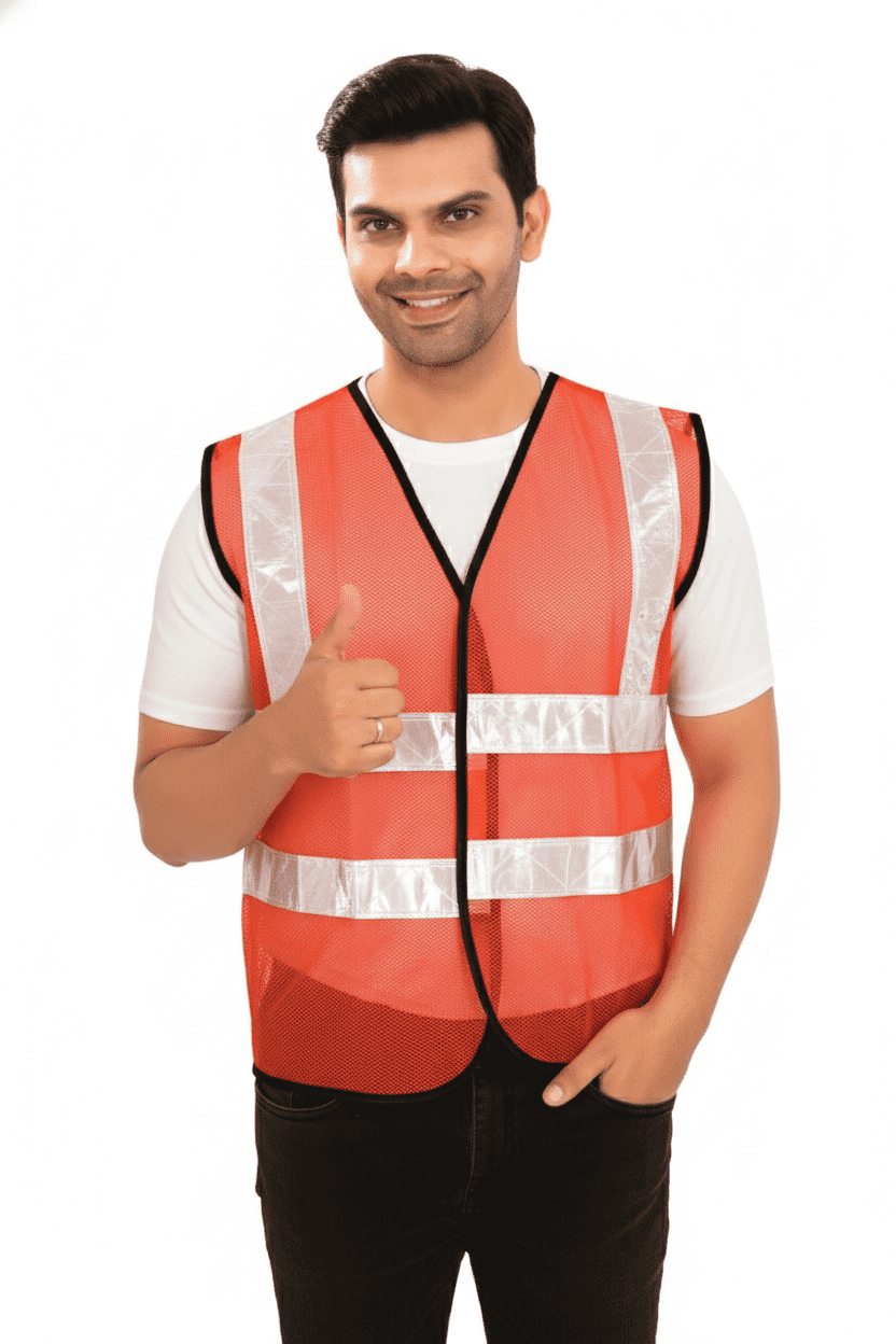 LABOUR V9 PVC REFLECTIVE SAFETY JACKET