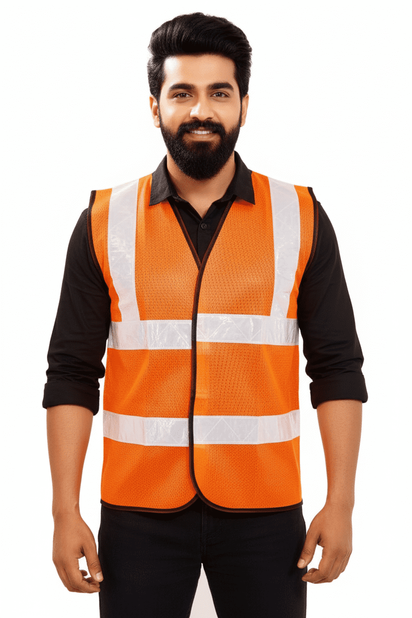 CONSTRUCTION V — 12 REFLECTIVE SAFETY JACKET