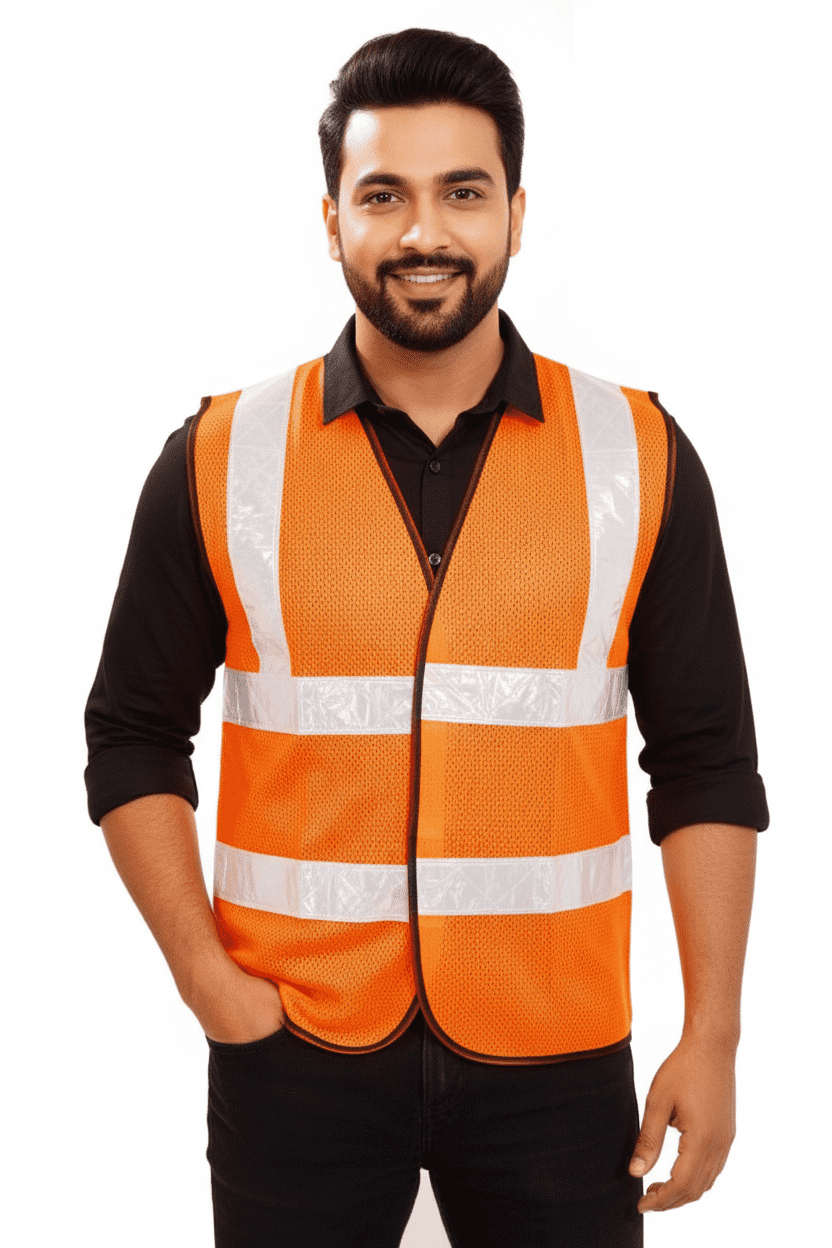 SUPERVISORS V6 – PVC (2V+ 2H) REFLECTIVE SAFETY JACKET