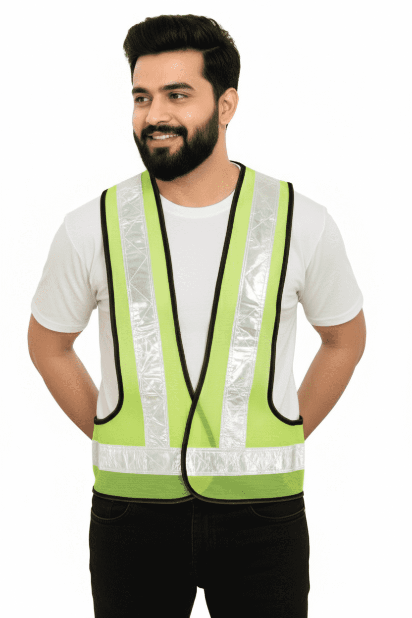 SUPERVISOR V – 37 ( PVC TAPE ) REFLECTIVE SAFETY JACKET