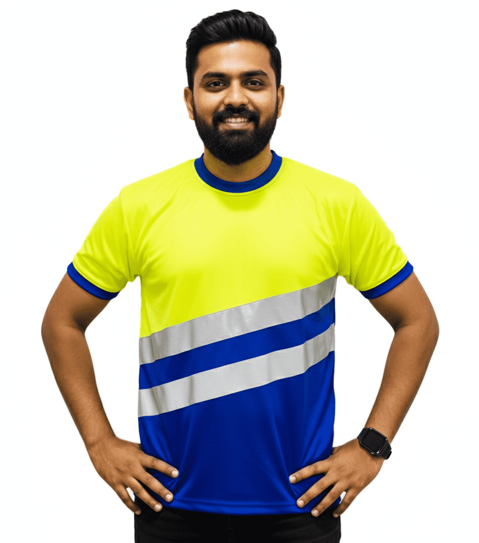 LOGISTIC ROYAL CLASSIC REFLECTIVE ROUND NECK TSHIRT